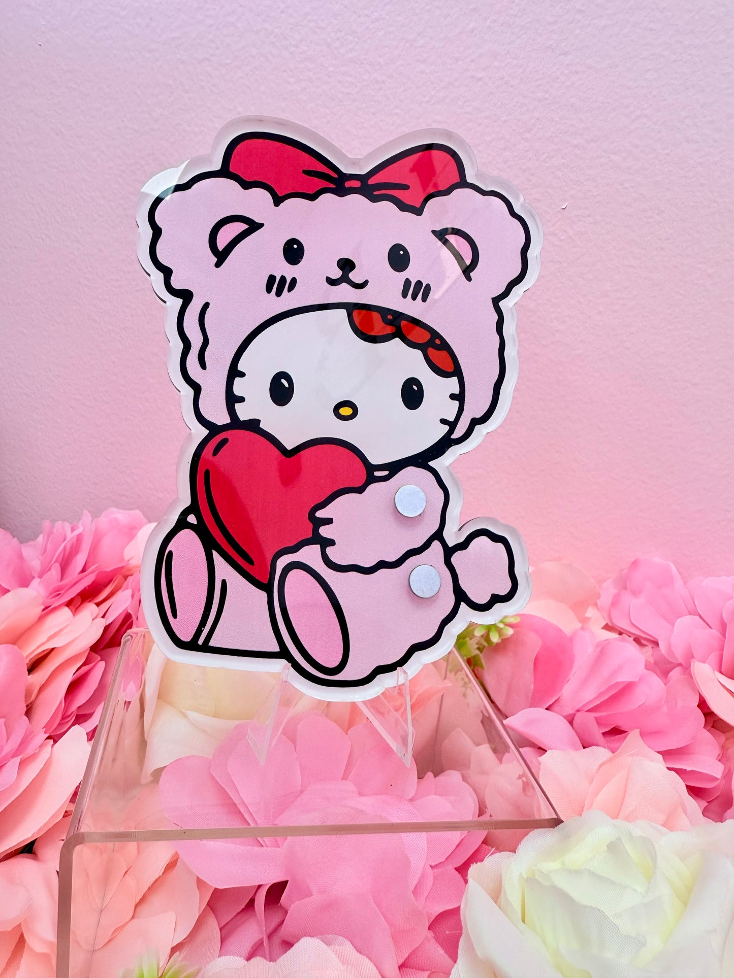 Hello Kitty Teddy Heart Tile 🩷