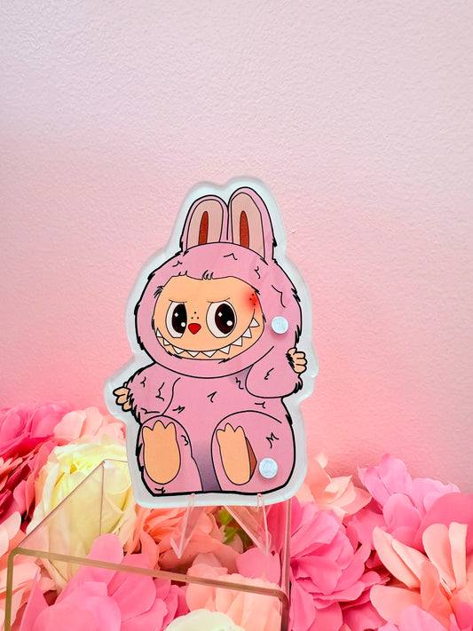 SITTING PINK LABUBU 🩷