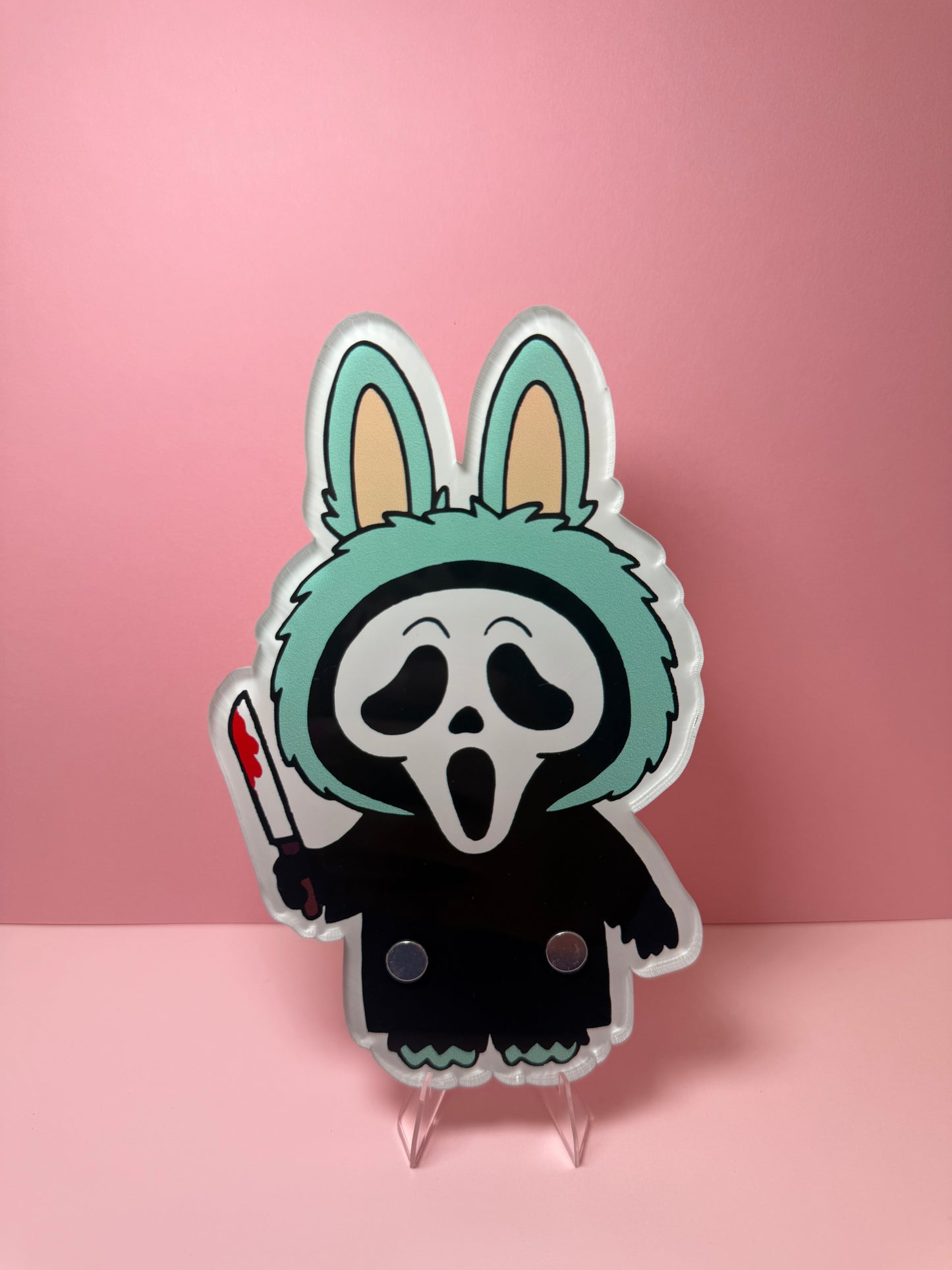 Labubu Ghost Face Tile