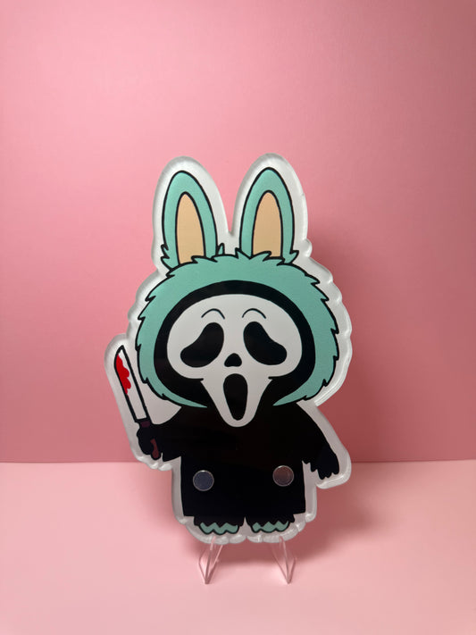 Labubu Ghost Face Tile