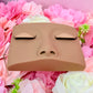 MANNEQUIN HEAD TWO LAYER EYELID