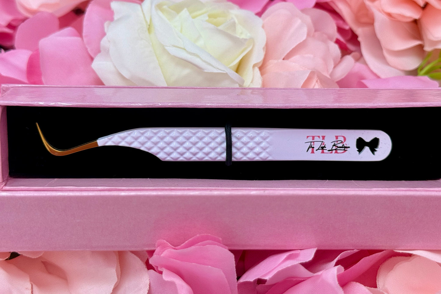 HOOK CURVED FIBER TWEEZERS