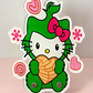 Hello Kitty Grinch Concha Tile