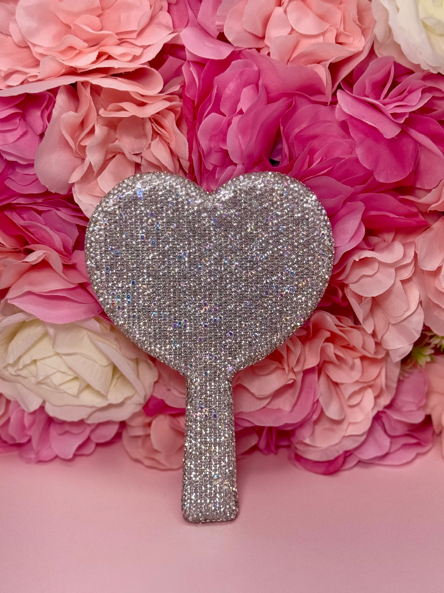 Bedazzled Heart Mirror